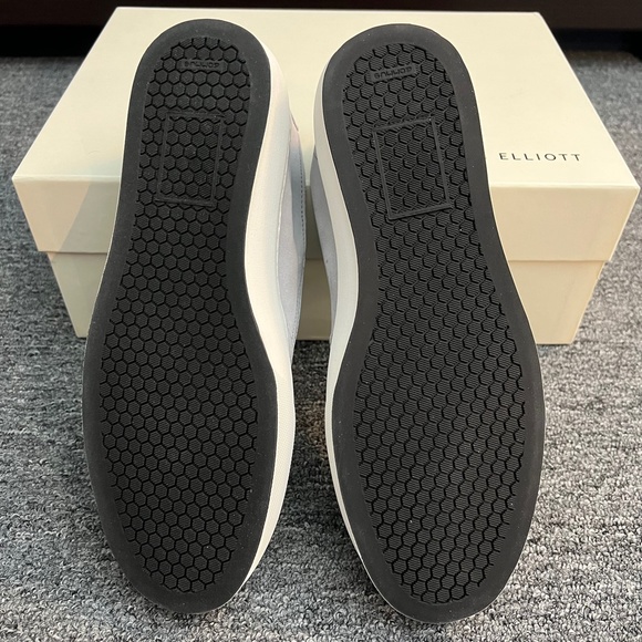 JOHN ELLIOTT Moon Grey Haze Low-Top Seude Slip-On Sneakers 41 NIB 9.5 10 - Picture 8 of 13